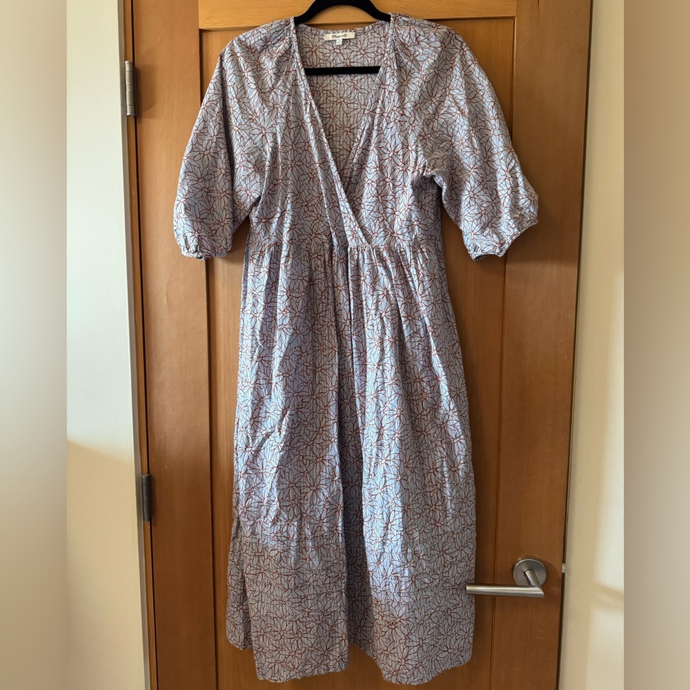Madewell Short Sleeve Midi Dress